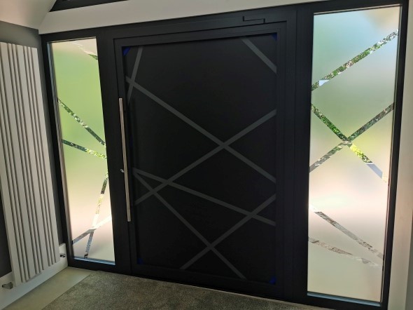 Window frosting – decorative door film